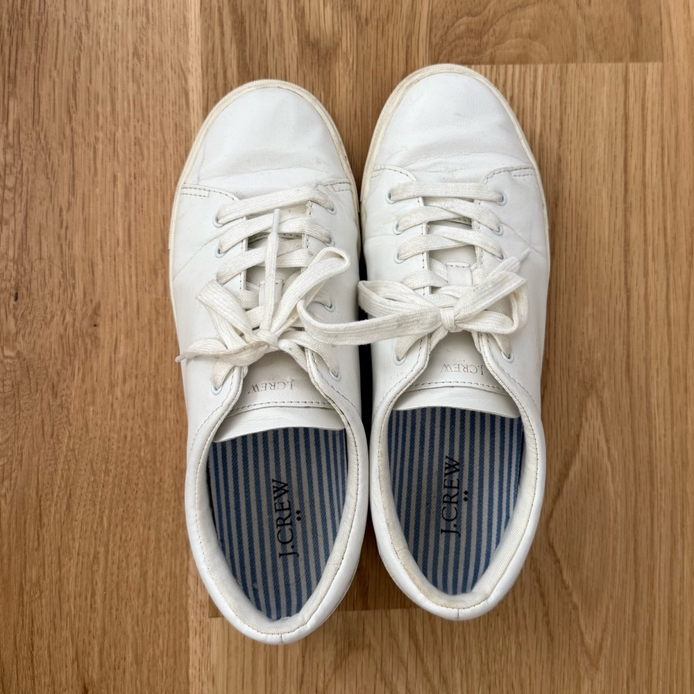 J.Crew White Sneakers